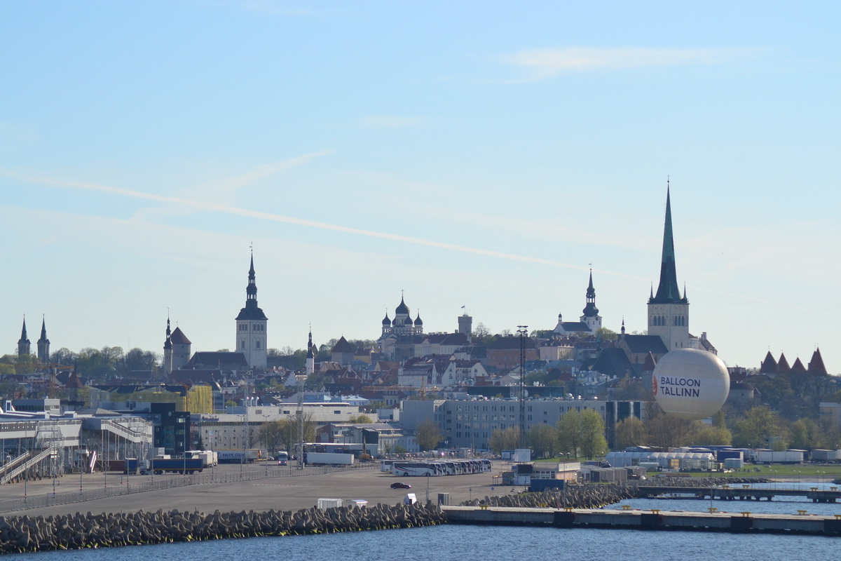 Вид на Таллинн с моря